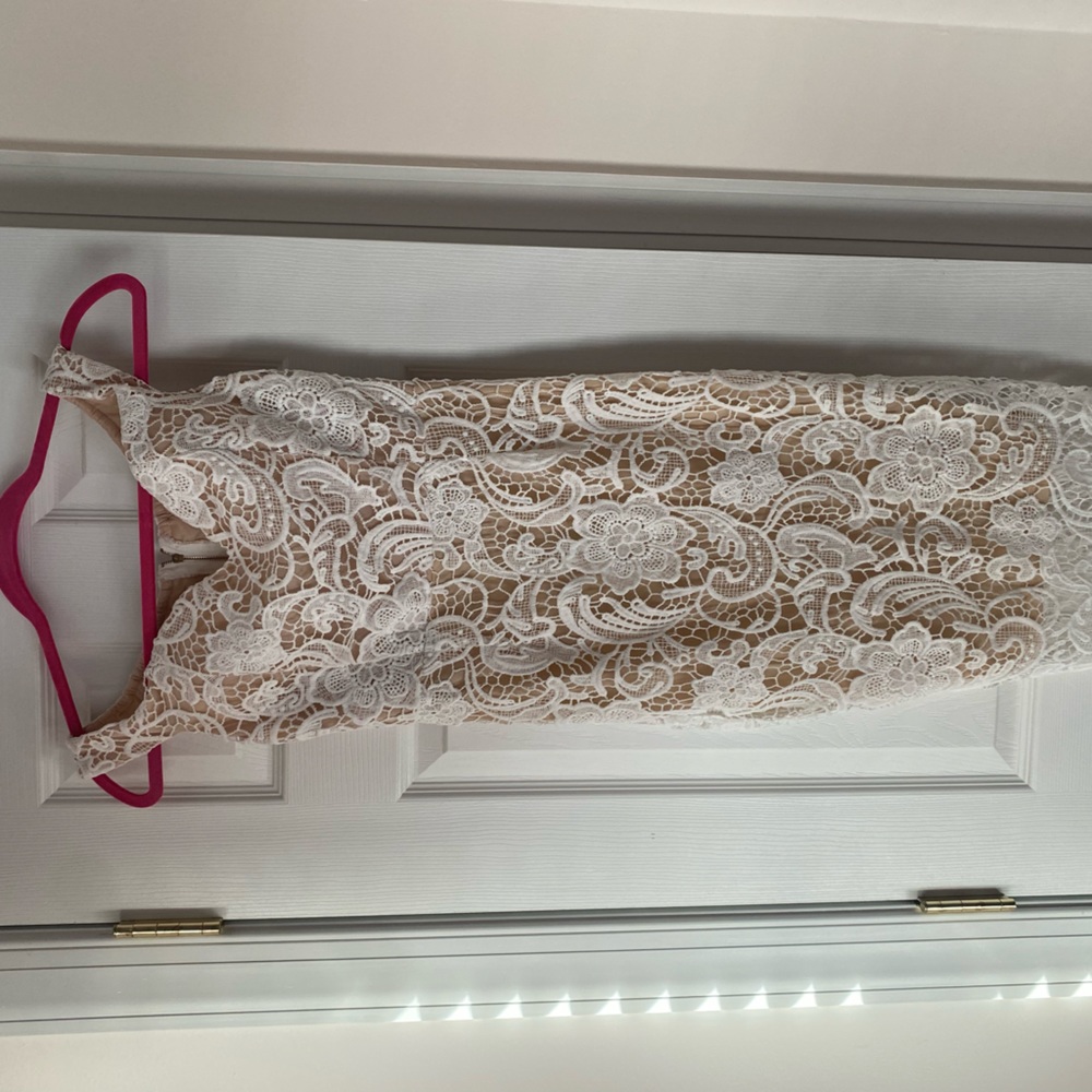 Missguided white lace dress, brand new with tags